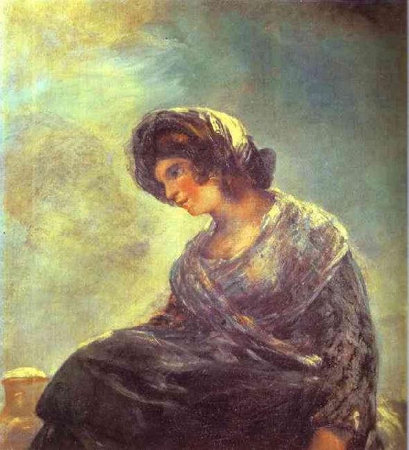 Francisco Jose de Goya The Milkmaid of Bordeaux.